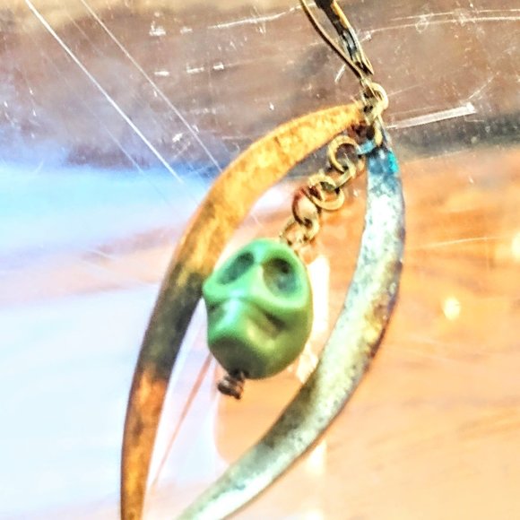 Artist made one of a kind earrings - Picture 2 of 2